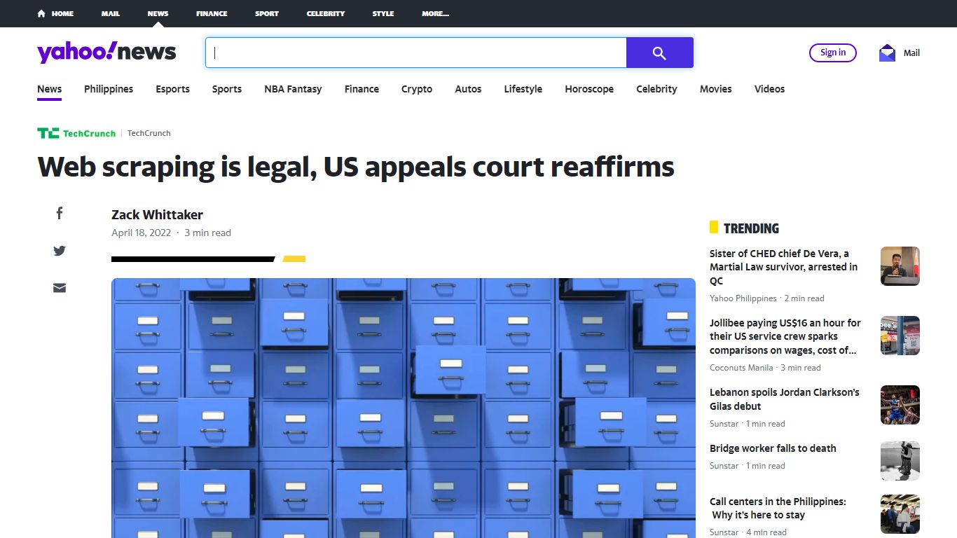 Web scraping is legal, US appeals court reaffirms